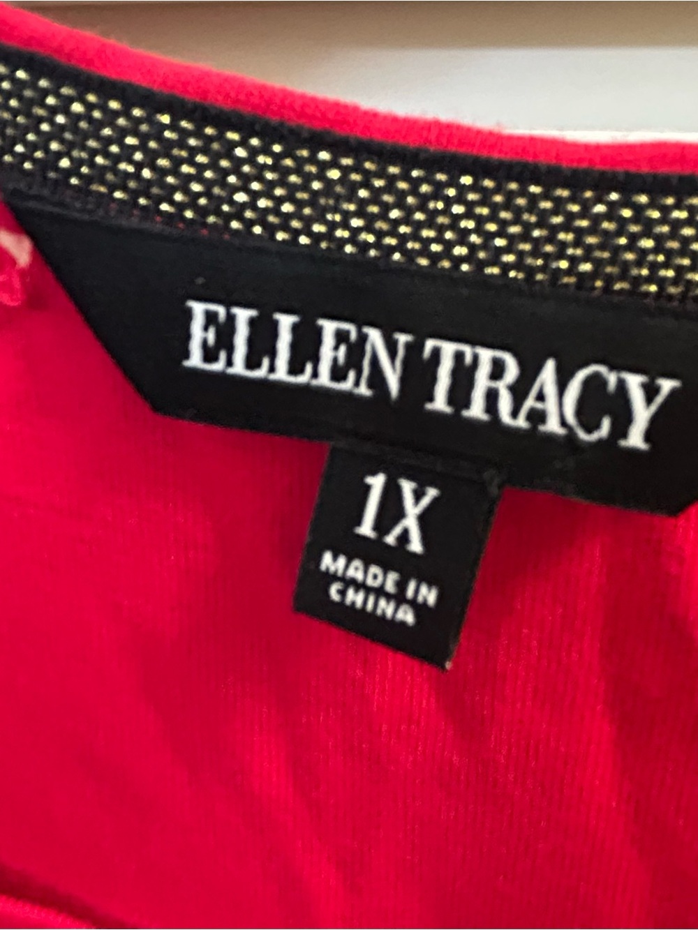 Ellen Tracy 3-Pack Long-Sleeve Shoulder Detail Tops in Purple, Red, and Brown - Picture 7 of 8